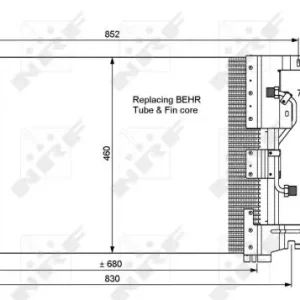 Solange Der Vorrat Reicht NRF 35772 - Kondensator, Klimaanlage
