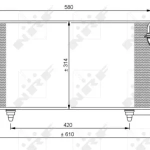 Bestpreis NRF 35868 - Kondensator, Klimaanlage - EASY FIT