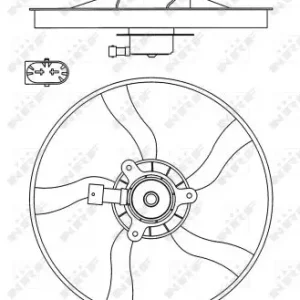 Top-Preis NRF 47070 - Lüfter, Motorkühlung