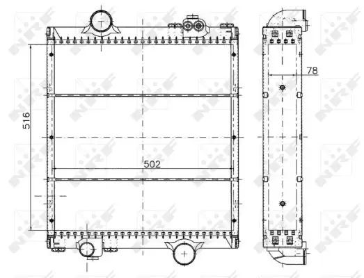 NRF 50492 - Kühler, Motorkühlung Expressversand