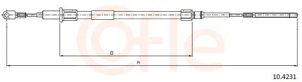 Kracherpreis COFLE 10.4231 - Seilzug, Feststellbremse