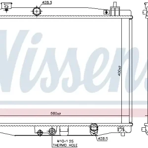 Preisknaller NISSENS 606183 - Kühler, Motorkühlung