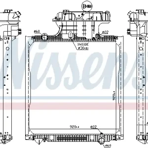 Direkt Vom Hersteller NISSENS 62873 - Kühler, Motorkühlung