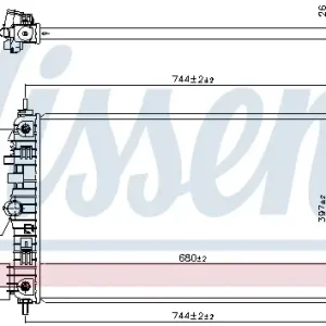 Preisreduziert NISSENS 630769 - Kühler, Motorkühlung - ** FIRST FIT **