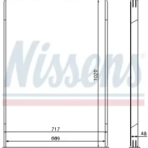 Super-Preis NISSENS 637780 - Kühler, Motorkühlung
