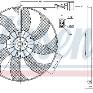 Mega-Angebot NISSENS 85796 - Lüfter, Motorkühlung