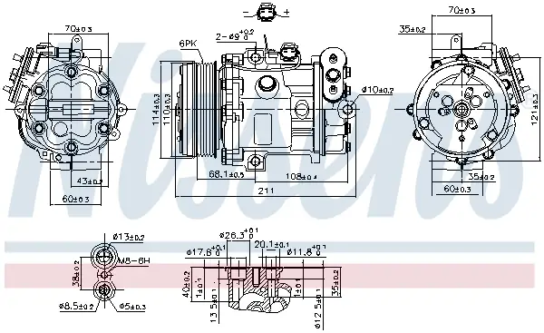 NISSENS 89503 - Kompressor, Klimaanlage - ** FIRST FIT ** Saisonangebot