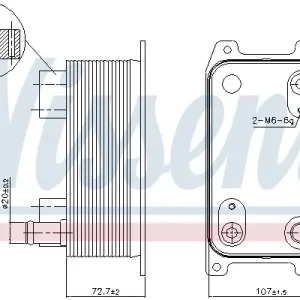 Top-Seller NISSENS 90941 - Ölkühler, Automatikgetriebe