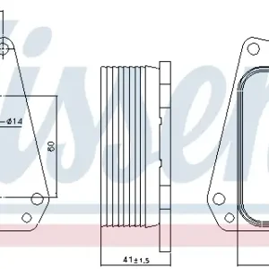 Top-Seller NISSENS 90983 - Ölkühler, Motoröl