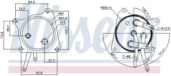 NISSENS 91119 - Ölkühler, Automatikgetriebe - ** FIRST FIT ** Geprüft