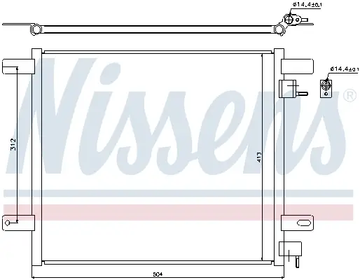 NISSENS 940060 - Kondensator, Klimaanlage Jetzt Kaufen