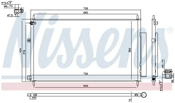 Aktuell NISSENS 940538 - Kondensator, Klimaanlage - ** FIRST FIT **