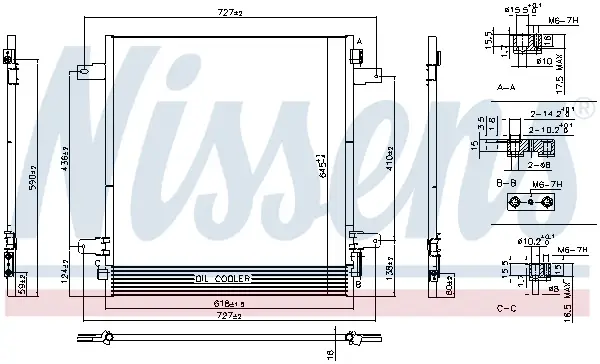 Begrenztes Angebot NISSENS 940619 - Kondensator, Klimaanlage