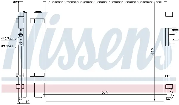 Direktkauf NISSENS 940727 - Kondensator, Klimaanlage
