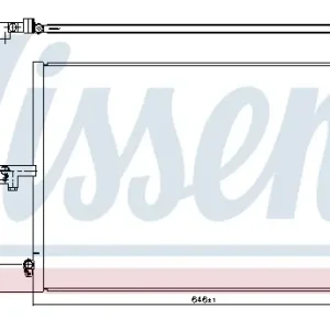 Preiswert NISSENS 940780 - Kondensator, Klimaanlage - ** FIRST FIT **