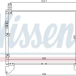Direktkauf NISSENS 940805 - Kondensator, Klimaanlage