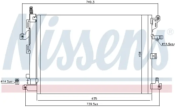 NISSENS 940830 - Kondensator, Klimaanlage - ** FIRST FIT ** Günstig