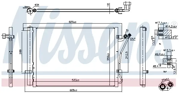 NISSENS 941144 - Kondensator, Klimaanlage - ** FIRST FIT ** Jetzt Kaufen