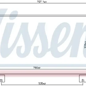 Sale NISSENS 941169 - Kondensator, Klimaanlage