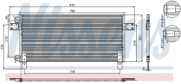 NISSENS 94681 - Kondensator, Klimaanlage - ** FIRST FIT ** Sofort Bestellen