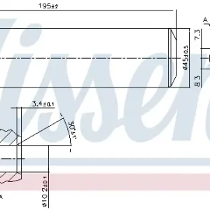 Knallerangebot NISSENS 95569 - Trockner, Klimaanlage