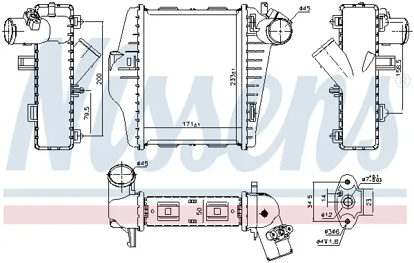 NISSENS 96177 - Ladeluftkühler - ** FIRST FIT ** Markenware