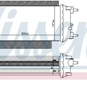 Saisonangebot NISSENS 96357 - Ladeluftkühler - ** FIRST FIT **