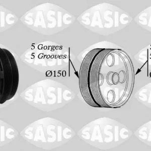 Neue Kollektion SASIC 2156038 - Riemenscheibe, Kurbelwelle