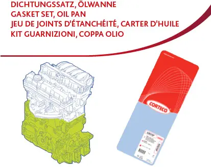 Rabatt CORTECO 427127P - Dichtungssatz, Kurbelgehäuse