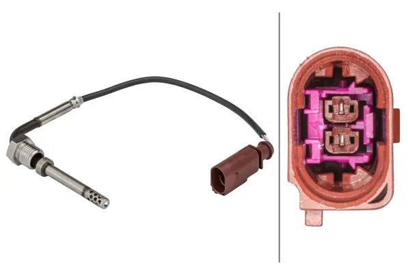 Garantierte Lieferung HELLA 6PT 358 181-631 - Sensor, Abgastemperatur