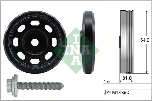 Preiswert Schaeffler INA 544 0170 20 - Riemenscheibensatz, Kurbelwelle