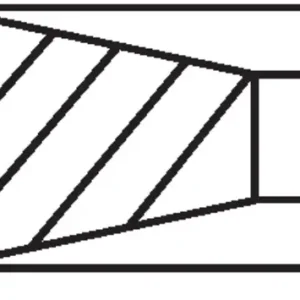 MAHLE 001 RS 11118 0N0 - Kolbenringsatz Neu