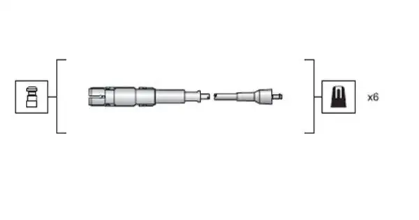 Sonderaktion MAGNETI MARELLI 941318111149 - Zündleitungssatz