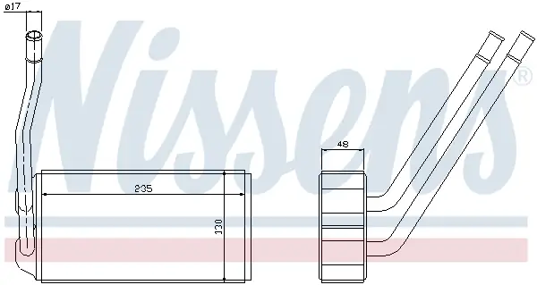 Super-Preis NISSENS 73000 - Wärmetauscher, Innenraumheizung