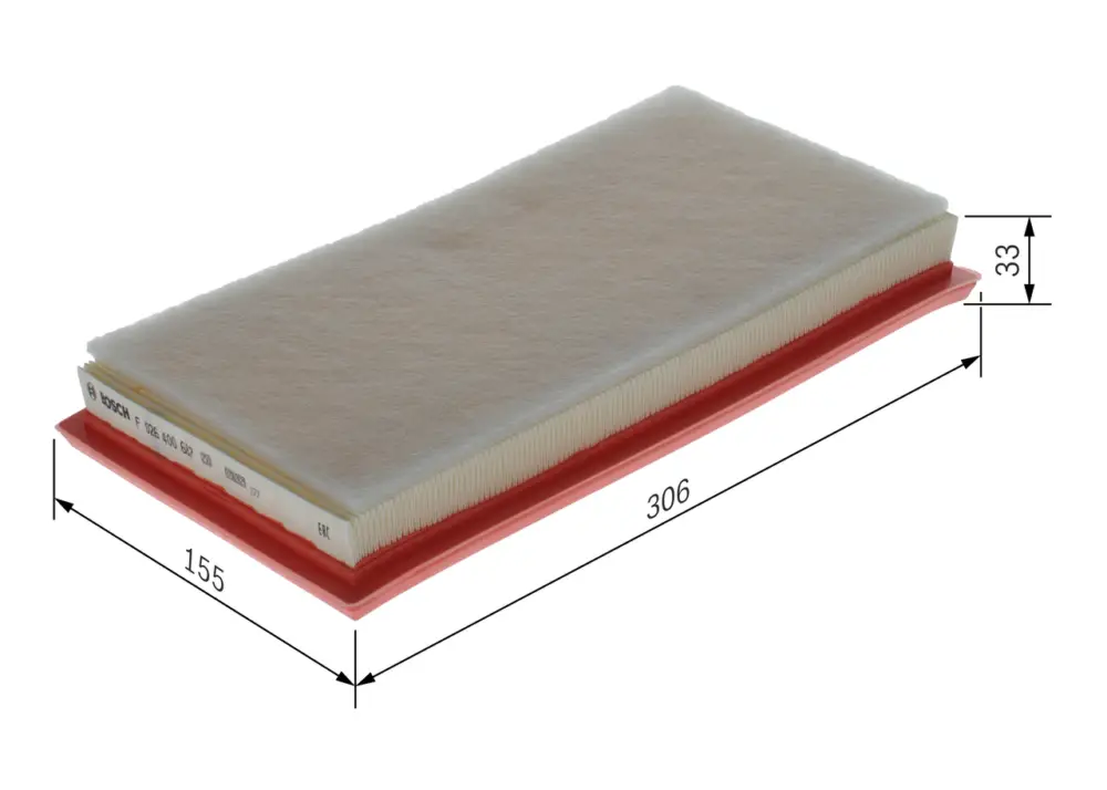 BOSCH F 026 400 687 - Luftfilter Aktuell