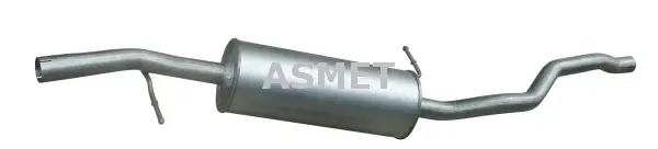 Schneller Versand ASMET 07.237 - Mittelschalldämpfer