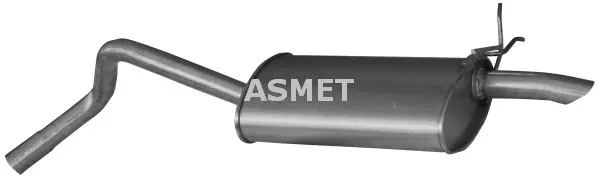 ASMET 10.051 - Endschalldämpfer Nur Für Kurze Zeit