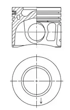 Ausverkauf KOLBENSCHMIDT 41072600 - Kolben