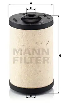 MANN-FILTER BFU 700 x - Kraftstofffilter Preiswert