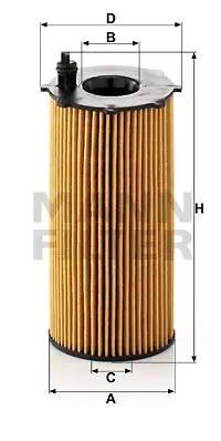 MANN-FILTER HU 820/2 x - Ölfilter Geprüft