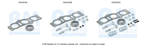BM CATALYSTS FK91873 - Montagesatz, Katalysator Neu Im Sortiment