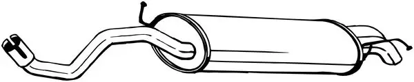 BOSAL 279-599 - Endschalldämpfer Geprüft