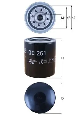 Günstig KNECHT OC 261 - Ölfilter