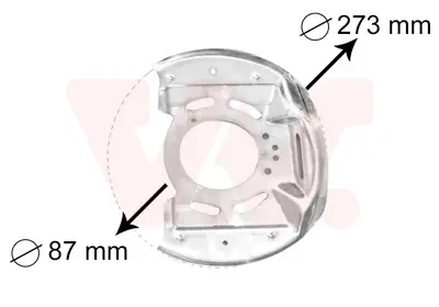 VAN WEZEL 3763371 - Spritzblech, Bremsscheibe Begrenztes Angebot