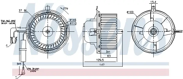 Meistverkauft NISSENS 87404 - Innenraumgebläse