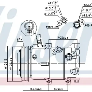 Highlight NISSENS 890237 - Kompressor, Klimaanlage - ** FIRST FIT **