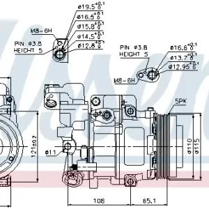 Bestpreis NISSENS 89051 - Kompressor, Klimaanlage - ** FIRST FIT **