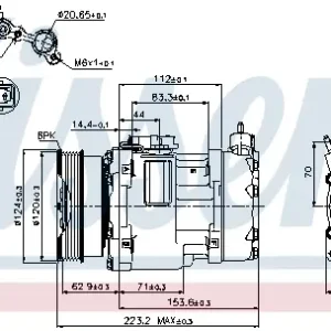 Preisreduziert NISSENS 89178 - Kompressor, Klimaanlage - ** FIRST FIT **