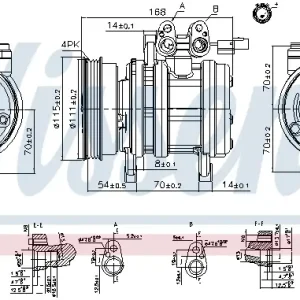Echt NISSENS 89263 - Kompressor, Klimaanlage - ** FIRST FIT **
