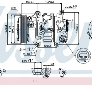 Aktuell NISSENS 89314 - Kompressor, Klimaanlage - ** FIRST FIT **
